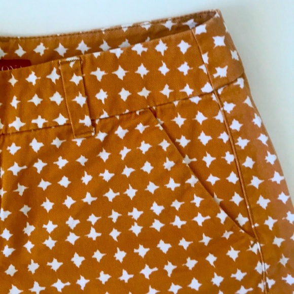 100% Cotton Printed Merona Chino Shorts Size 8 - Picture 3 of 3